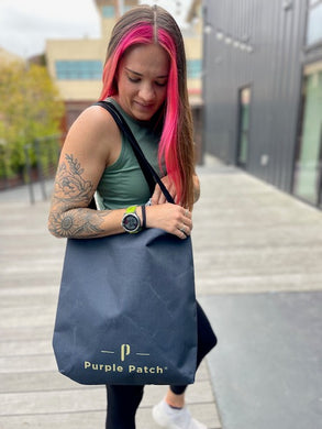 Purple Patch Tote Bag