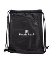 Load image into Gallery viewer, Deluxe Purple Patch Drawstring Bag